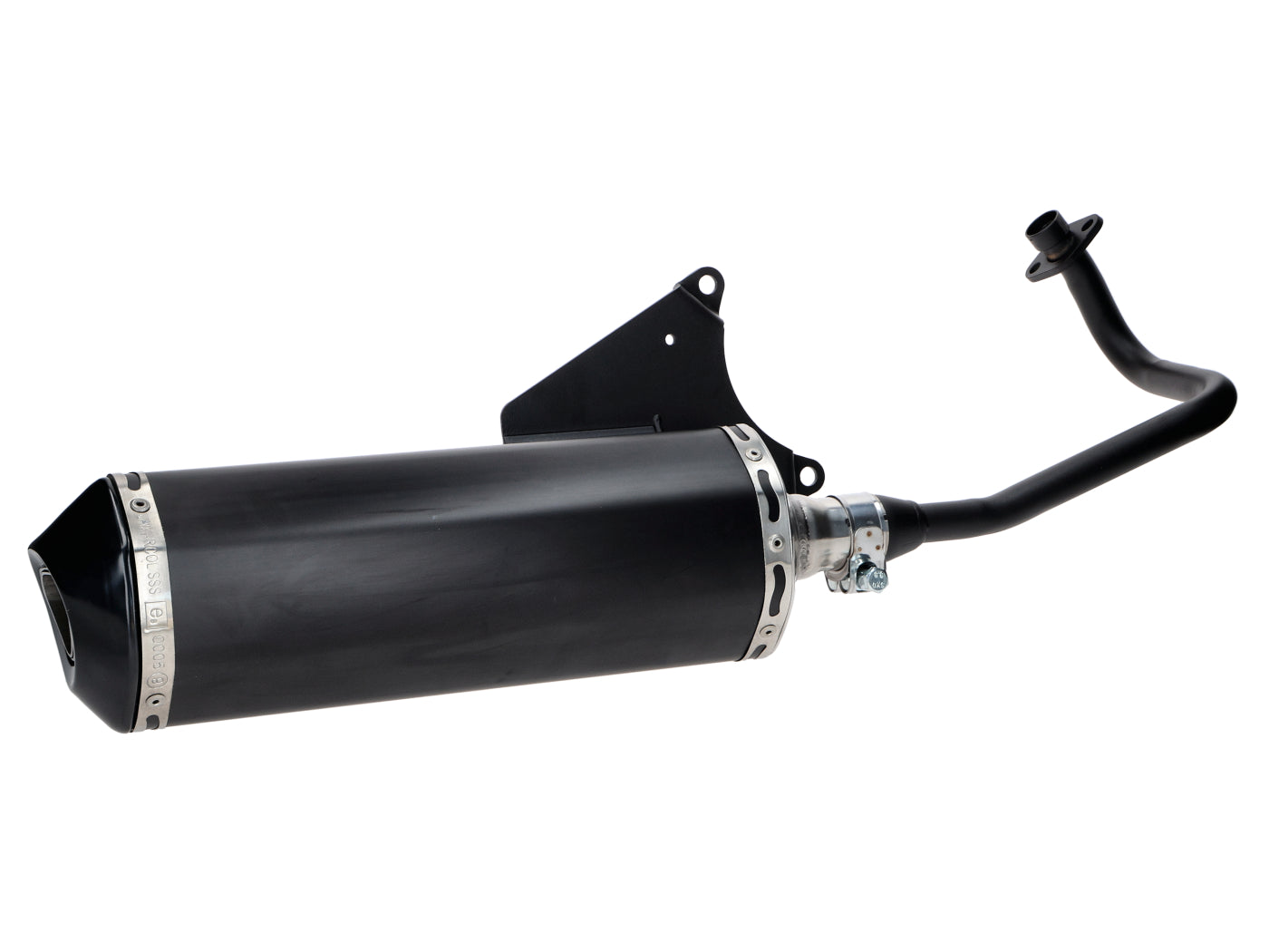 Eșapament Racing Jamarcol negru pentru Vespa LX 4T 4V, Primavera 4T 4V, Sprint