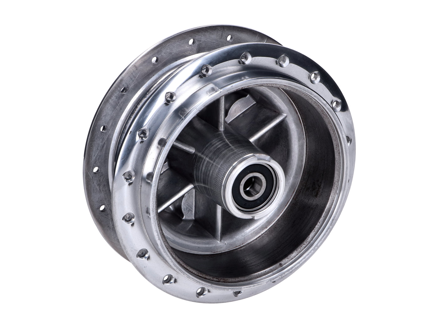 Butuc roată 120mm aluminiu pentru Zündapp C 50 Super, KS 50 Super SL, C 50 Sport, GTS 50 și alte modele