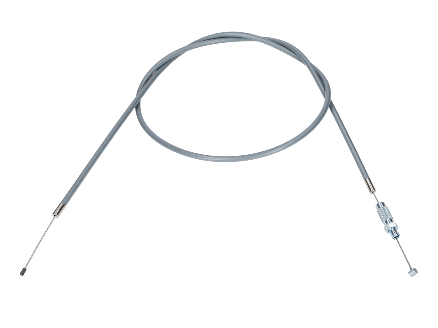 Cablu accelerație gri +15cm 1110mm 960mm 110mm cu șurub de reglaj pentru Zündapp