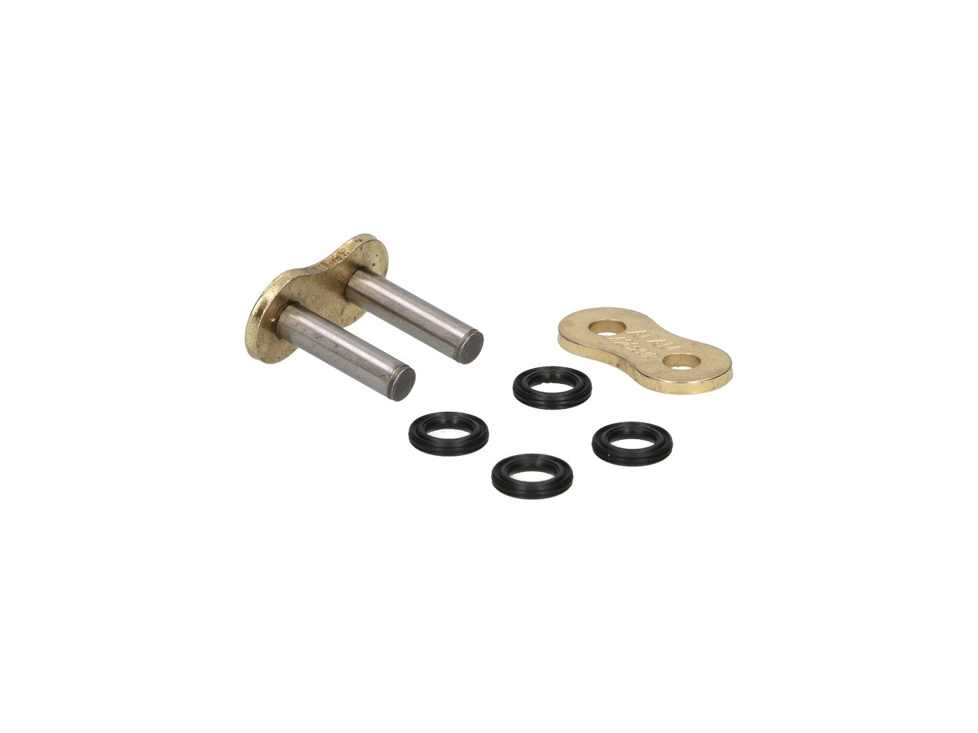 Zală de lanț nit AFAM XS-Ring ranforsat auriu A428 XMR-G pentru Aprilia, Yamaha, Brixton, Hyosung și alte modele