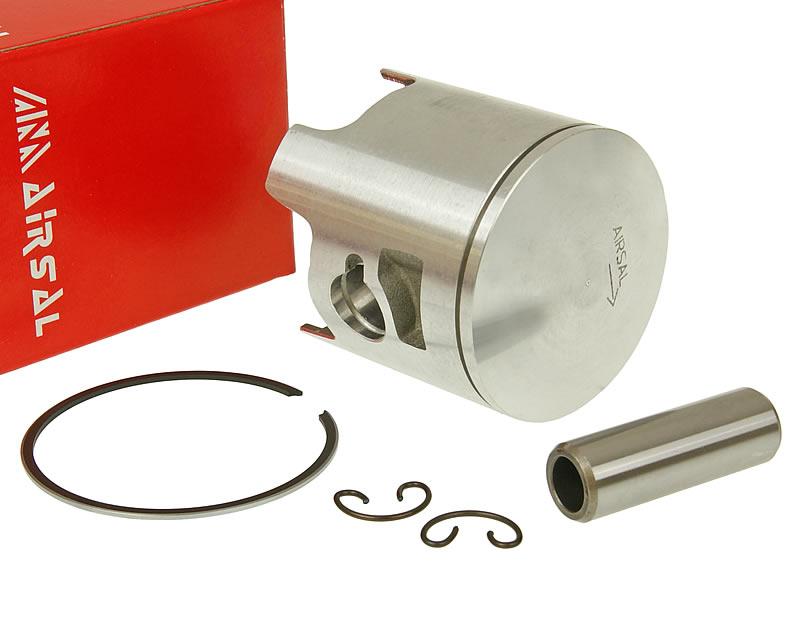 Kit piston Airsal T6-Racing 69,7cc 47,6mm pentru Peugeot, Hercules, Sachs motor vertical răcit cu aer