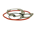 Set garnituri cilindru Airsal Tech-Piston 69.5cc 47.6mm pentru Suzuki Katana 50, Zillion 50, Atala Hacker 50, Skeggia 50, Aprilia SR 50 LC