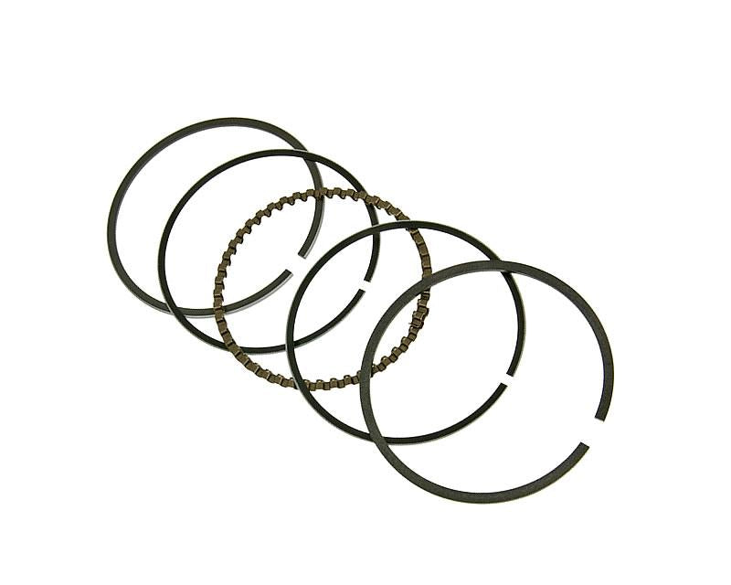 Set segmenți piston Airsal Sport 63cc 42mm pentru SYM Mio, Fiddle II, Orbit II, Symphony, Allo și alte modele, Peugeot 50cc 4T
