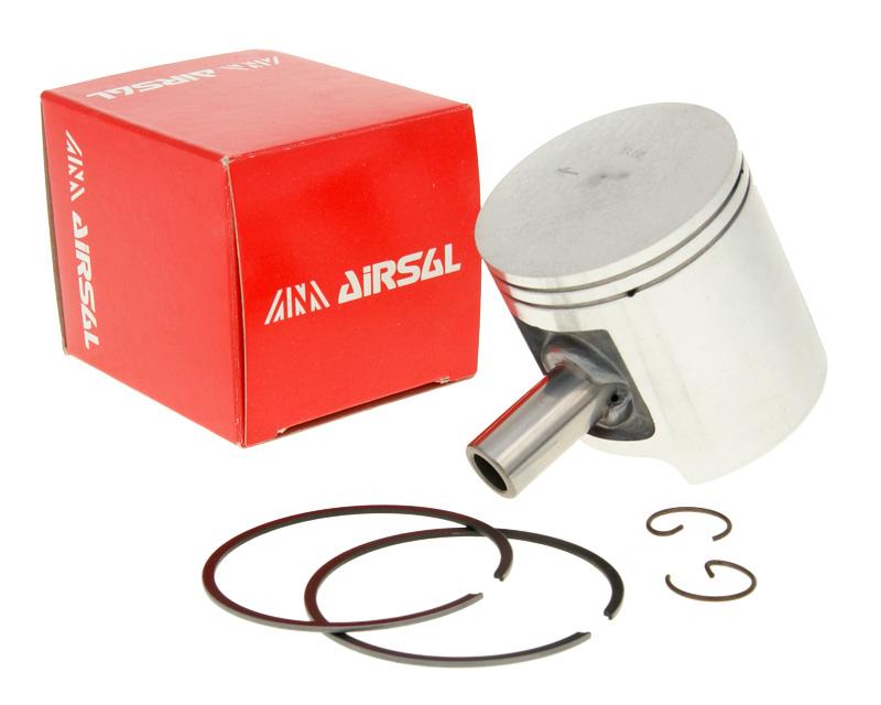 Kit piston Airsal Sport 69,4cc 47mm fontă pentru motor Piaggio / Derbi D50B0 - Derbi, Aprilia, Gilera
