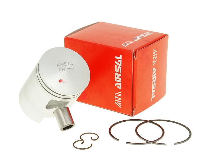 Kit piston Airsal Sport 50cc 40,3mm fontă pentru Rieju, Beta, Motorhispania, Aprilia, Yamaha și alte mărci (AM6)