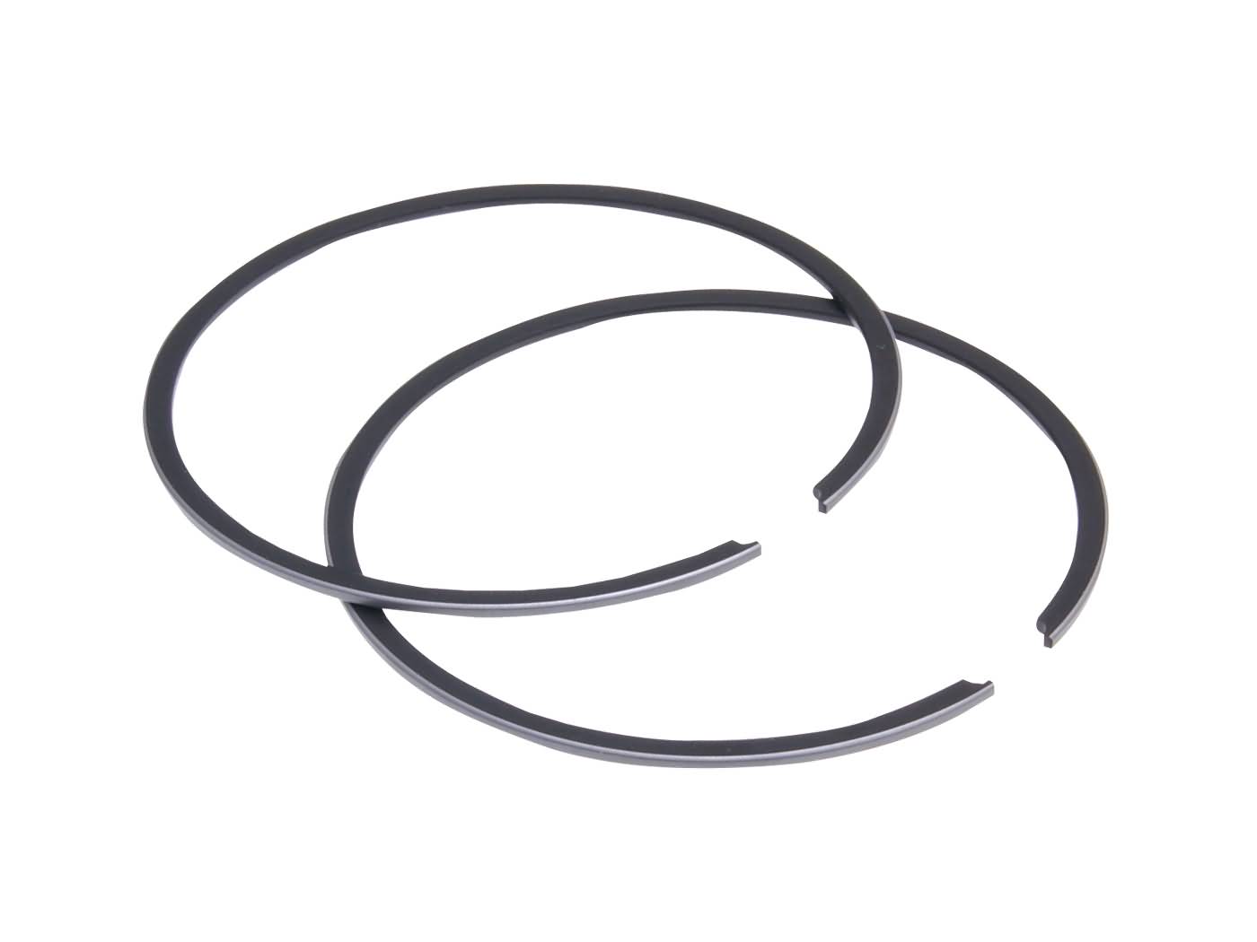 Set segmenți Airsal Sport 70,5cc 48mm fontă pentru Minarelli AM6 - Rieju, Beta, Motorhispania, Aprilia, Yamaha și alte mărci