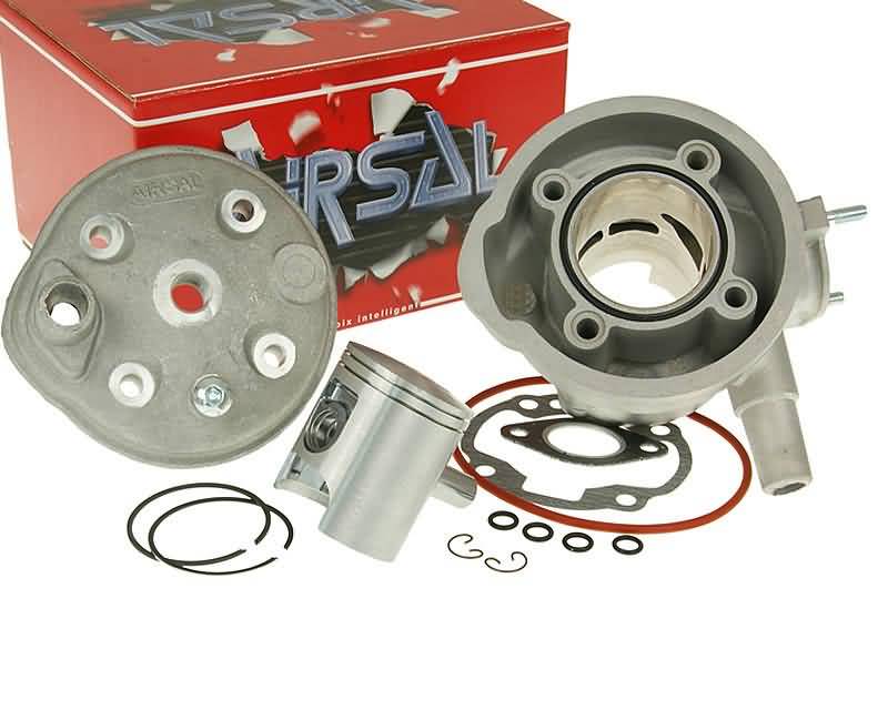 Kit Cilindru Airsal Tech-Piston 69,5cc 47,6mm pentru Suzuki Katana 50, Zillion 50, Atala Hacker 50, Skeggia 50 și alte modele LC