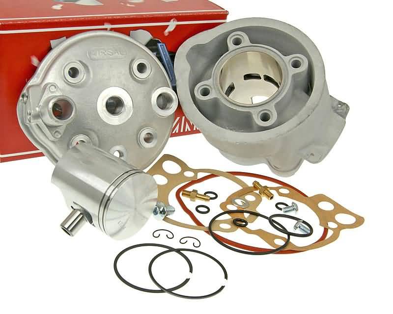 Kit cilindru Airsal Tech-Piston 70.5cc 48mm pentru Rieju, Beta, Motorhispania, Aprilia, Yamaha și alte mărci (Minarelli AM6)