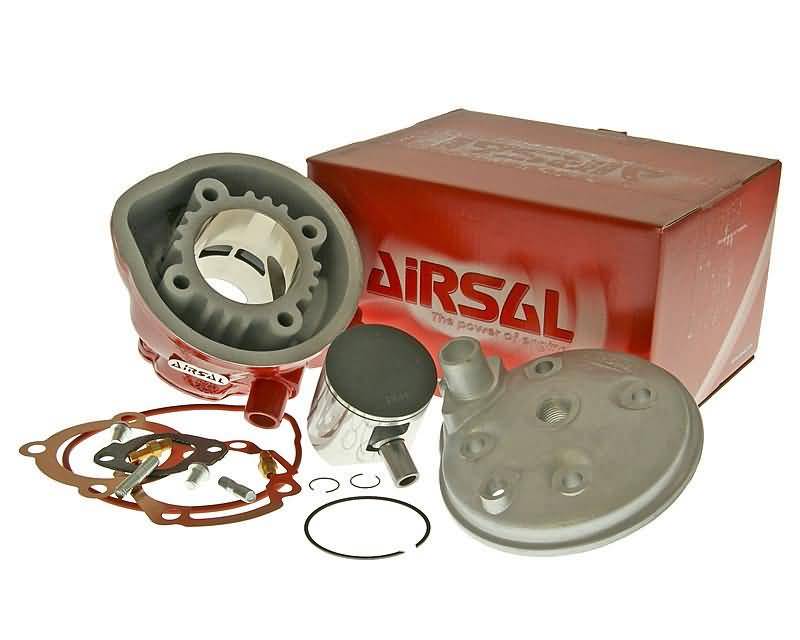 Kit Cilindru Airsal Xtrem 77.1cc 50mm 39.2mm pentru MBK, Aprilia, Malaguti, Yamaha, Benelli și alte modele Minarelli LC