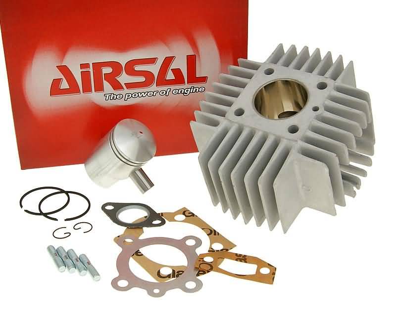 Kit Cilindru Airsal T6-Racing 48,8cc 38mm pentru Puch Maxi S/N, Maxi L2A, Maxi P1, X30A, Maxi ZA50