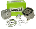 Kit cilindru Airsal Sport 50cc 39.9mm alezaj 40mm fontă pentru Derbi, Gilera și alte mărci EBE EBS