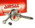 Arbore cotit Airsal Racing Xtrem 39.2mm 70/77cc ax piston 10mm pentru Yamaha, MBK, Adly, Aprilia, Malaguti și alte mărci Minarelli orizontal