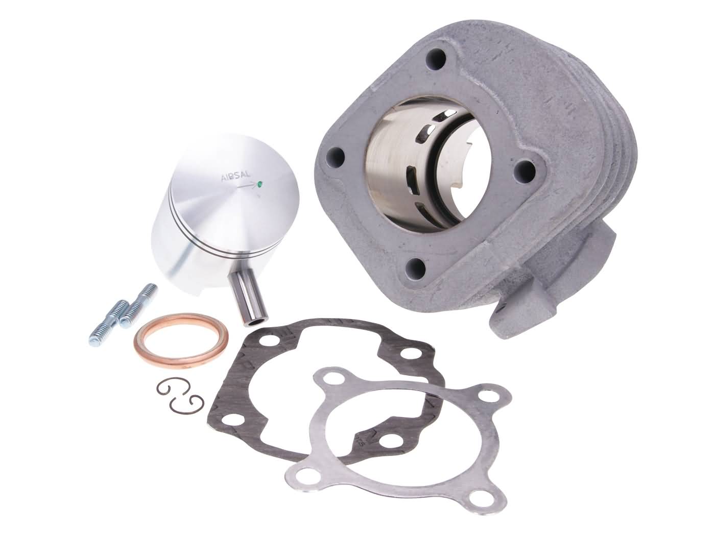 Kit Cilindru Airsal Sport 65cc 46mm pentru Minarelli orizontal AC - Yamaha, Adly, MBK, Aprilia, Malaguti și alte mărci