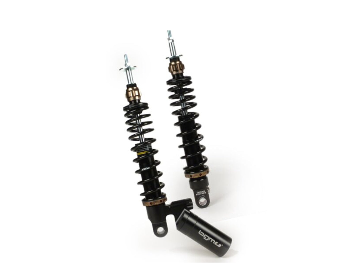 Set amortizoare spate BGM PRO SC/R12 Competition negru 242mm pentru Vespa GT, GTL, GTV, GTS 125-300 și alte modele