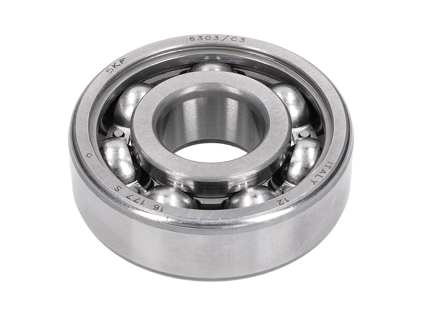 Rulment arbore cotit SKF 6303.C3 17x47x14mm pentru Rieju, Beta, Motorhispania, Aprilia, Yamaha și alte mărci