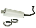 Țeavă de eșapament 101 Octane aluminiu pentru motor GY6 50cc Baotian, Flex Tech, Znen, Huatian, Nova Motors și alte modele