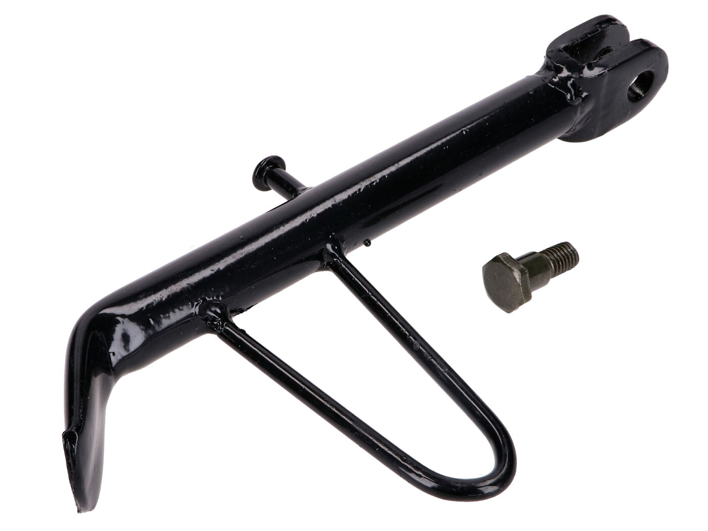 Cric lateral 101 Octane negru pentru scutere China 50cc 4 timpi Znen, Flex Tech, Nova Motors, Benero, IVA și alte mărci