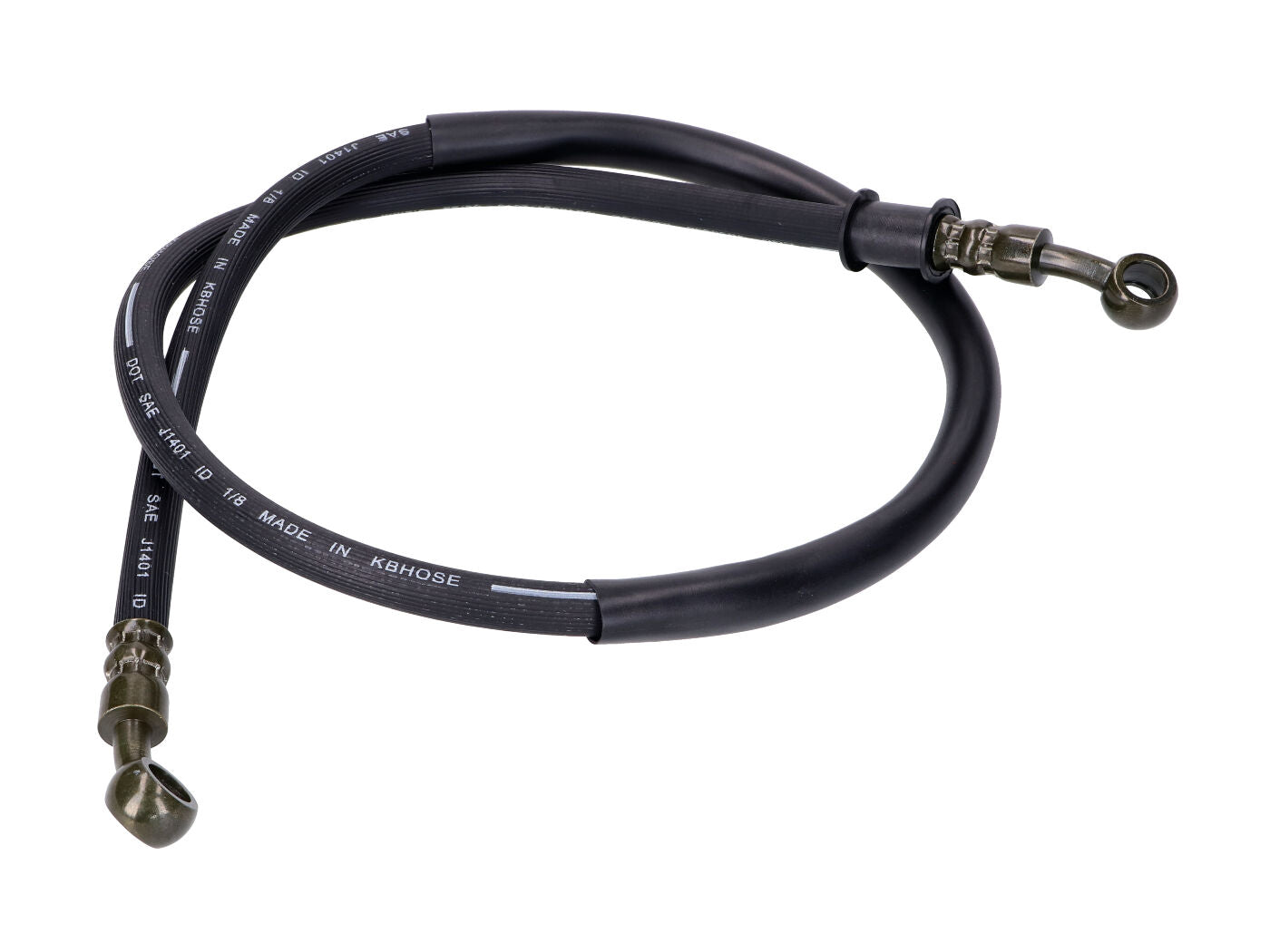 Furtun frână față cauciuc 101 Octane 95cm disc față pentru Znen, Baotian, Flex Tech, Nova Motors, Benero și alte mărci