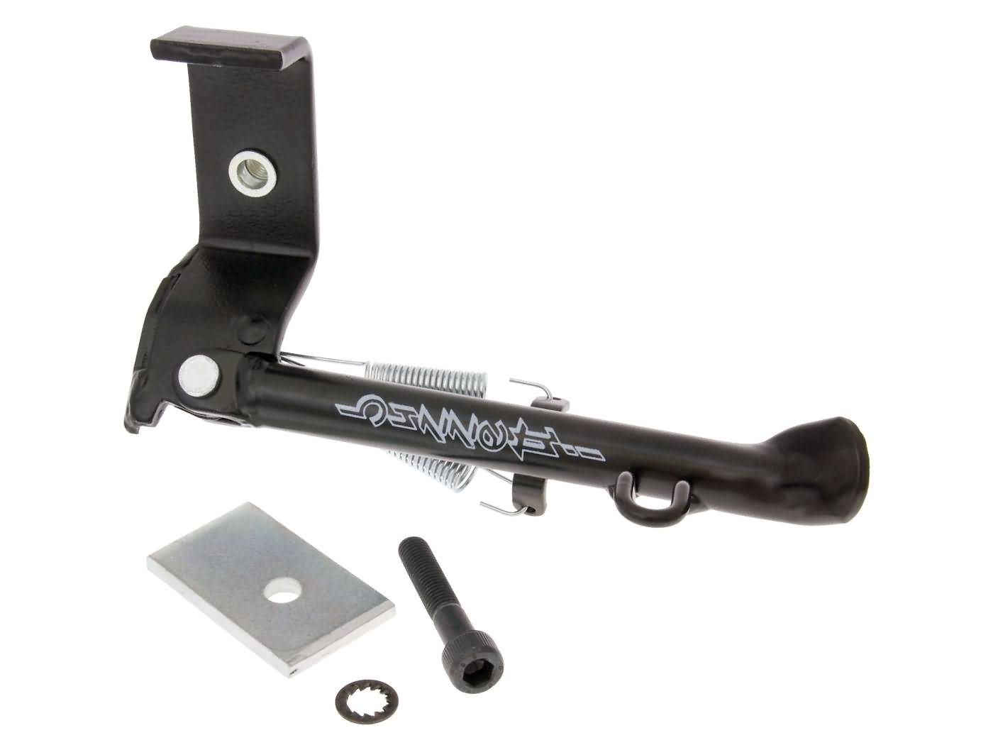 Cric lateral Buzzetti negru pentru Aprilia Sport City One, Piaggio TPH 50 2T, 4T, 125 4T și alte modele