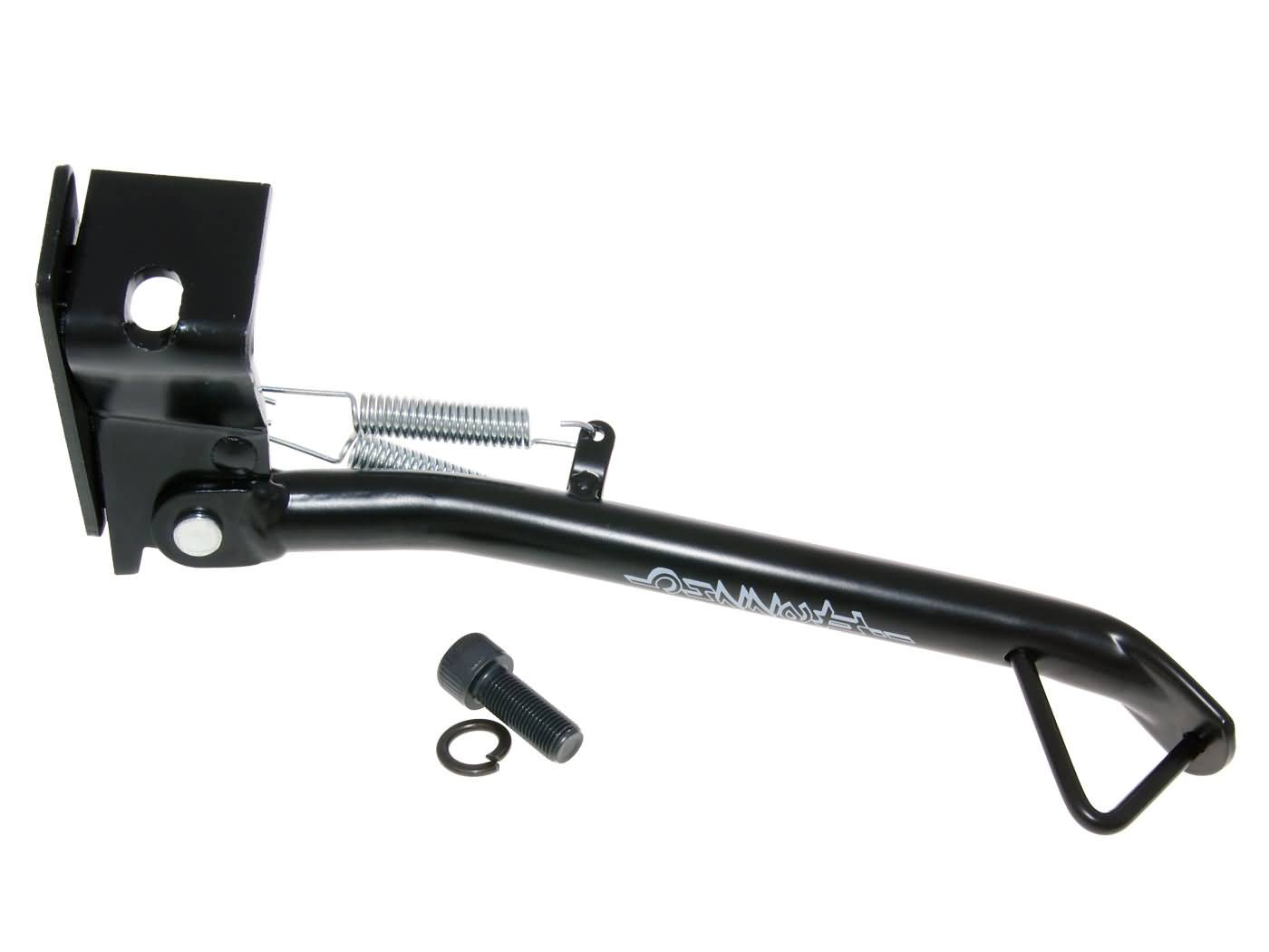 Cric lateral Buzzetti negru pentru MBK Nitro, Yamaha Aerox, Adly AirTec 50 LC și alte modele