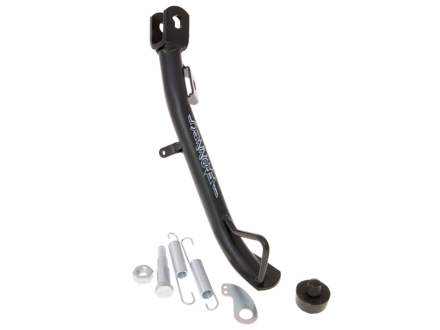 Cric lateral Buzzetti negru pentru Piaggio Liberty 125 ie 3V, Liberty 150 ie 3V 2013-