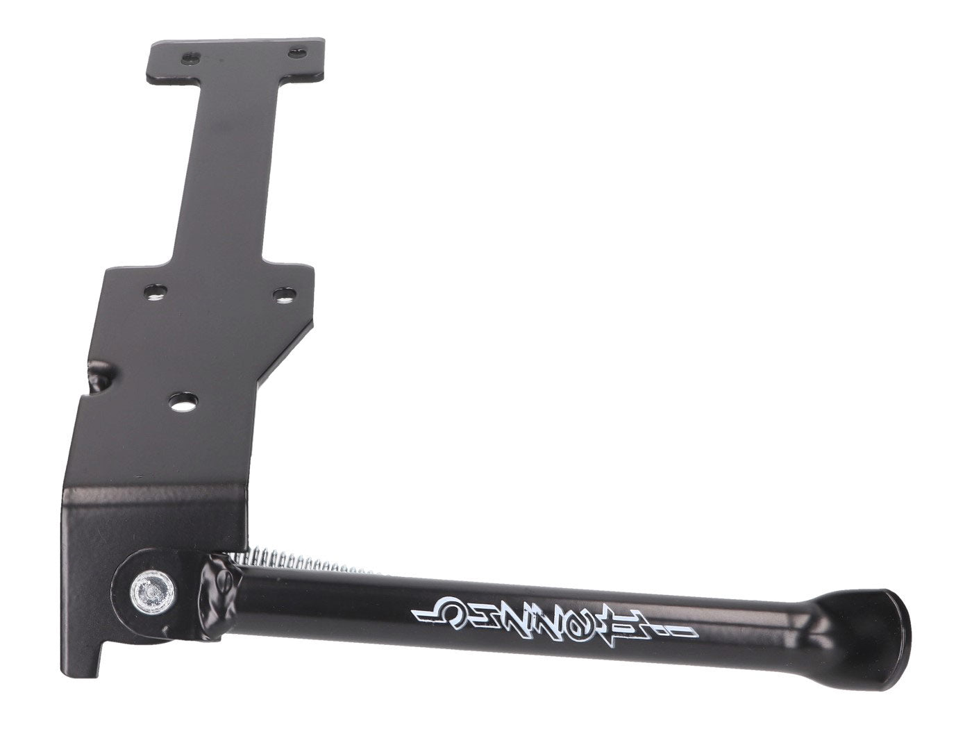 Cric lateral Buzzetti negru pentru Vespa Primavera 125, ET3, 50 Special, 50 Super Sprint și alte modele