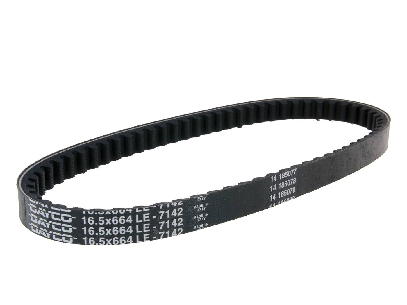 Curea transmisie Dayco 664-16,5 pentru Suzuki Sepia 50, Address 50, Italjet Velocifero 50, Torpedo 50, Derbi Vamos 50