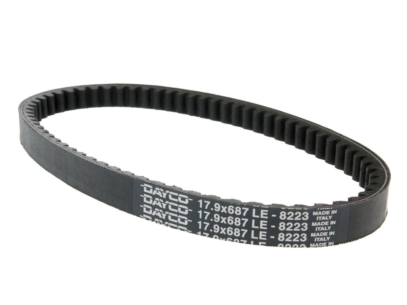 Curea transmisie Dayco 687-17,9 pentru Flex Tech Cityleader, Speedy RC, TVZ, Nova Motors City Star și alte modele