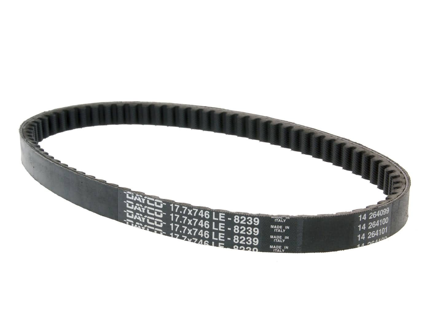 Curea transmisie Dayco 746-17,7 pentru PGO Big Max 50, T-Rex 50, Hot 50, PMX 50, Tornado 50 și alte modele