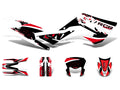 Set autocolante negru-alb-roșu mat pentru Gilera RCR 50 2018-