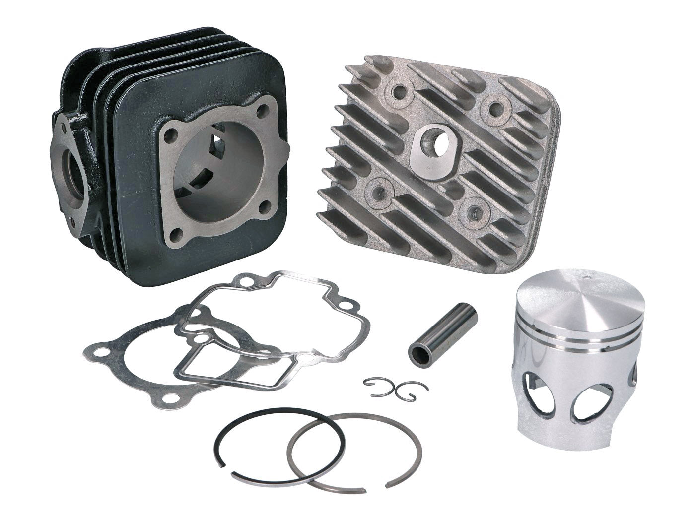 Kit Cilindru DR Evolution 70cc 48mm pentru Piaggio, Derbi, Gilera, Vespa Modern și alte mărci AC 2T