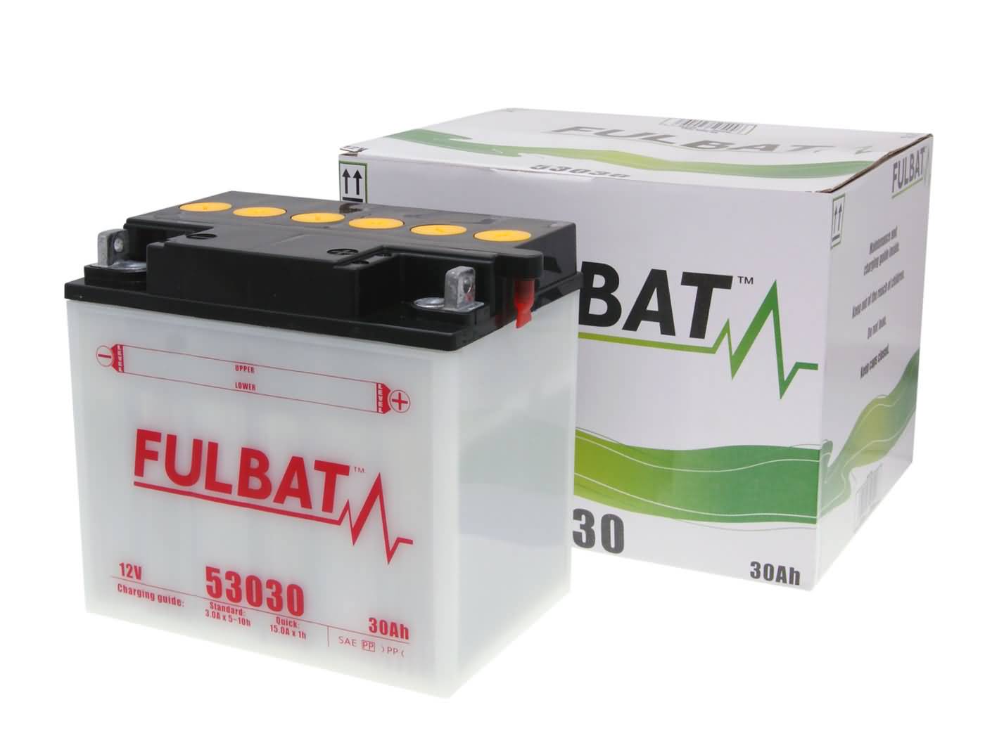 Baterie Fulbat 53030 / Y60-N30L-A DRY cu pachet acid inclus