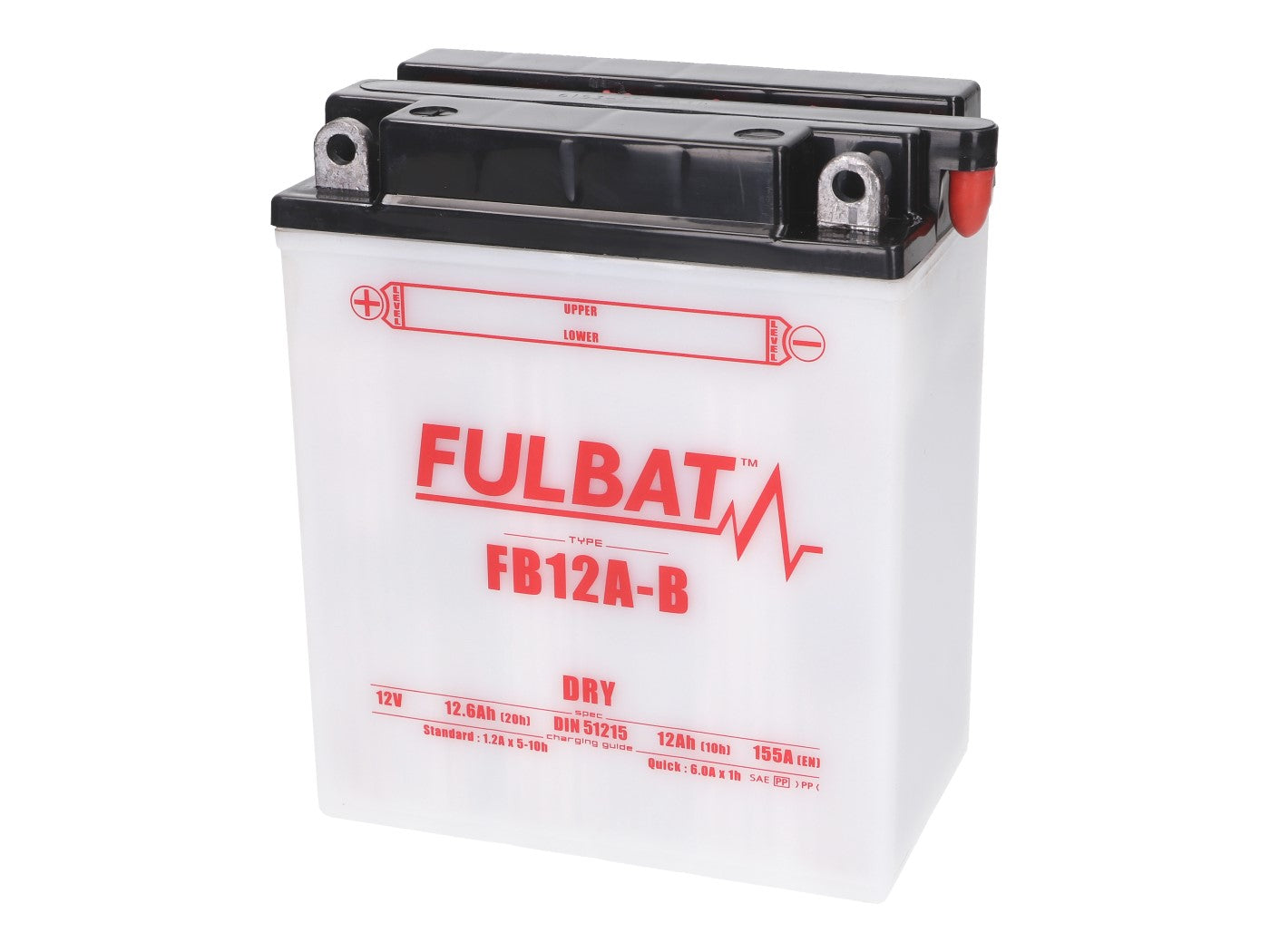 Baterie Fulbat FB12A-B DRY cu pachet acid inclus