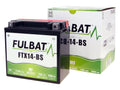 Baterie Fulbat FTX14-BS MF fără întreținere pentru Piaggio, Hyosung, Vespa, Honda, Gilera și alte mărci