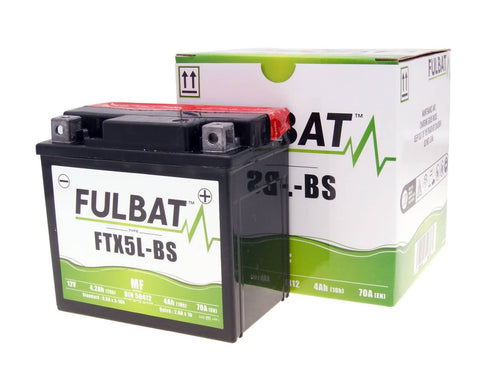 Baterie Fulbat FTX5L-BS fără întreținere pentru Baotian, Derbi, Kymco, CPI, Aprilia și alte mărci
