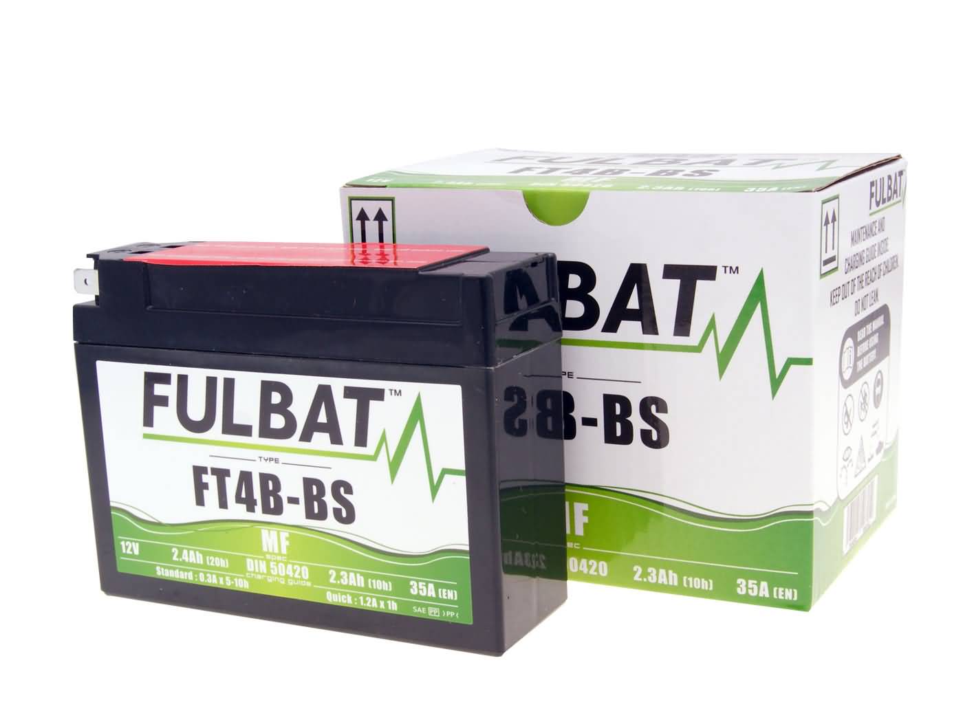 Baterie Fulbat FT4B-BS MF fără întreținere pentru Suzuki Street Magic 50 TR50