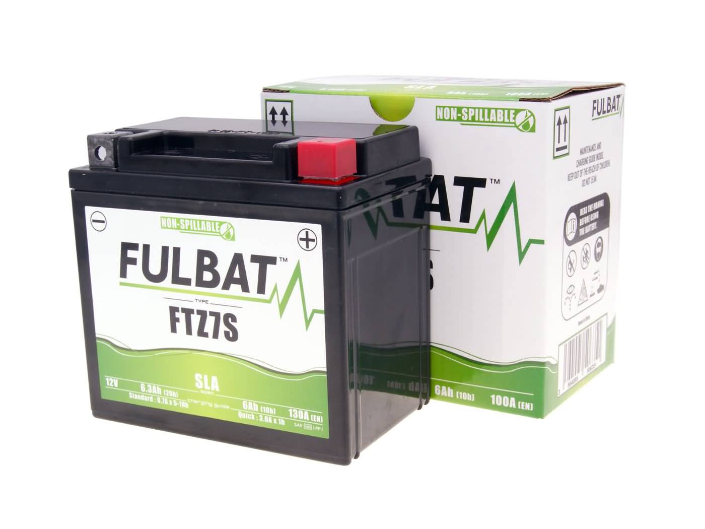 Baterie Fulbat FTZ7S SLA/GEL pentru Honda, Yamaha, SYM, MBK, KTM și alte modele
