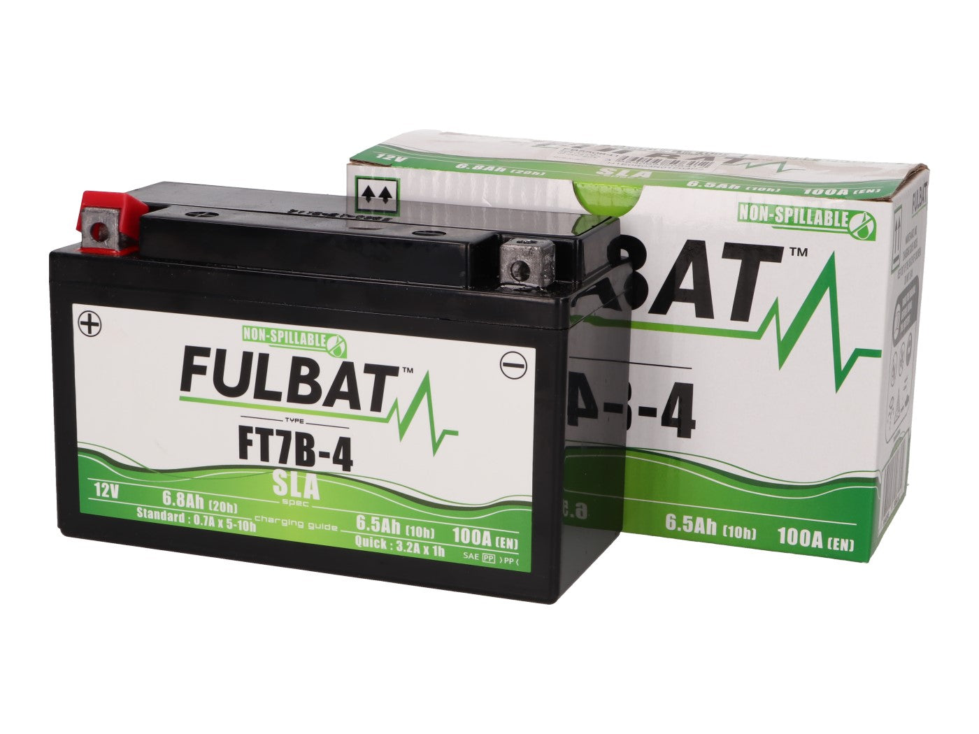 Baterie Fulbat FT7B-4 SLA pentru motociclete și scutere