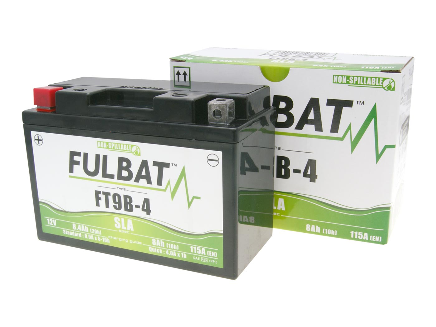 Baterie Fulbat FT9B-4 SLA pentru Derbi Mulhacen 650 06-08