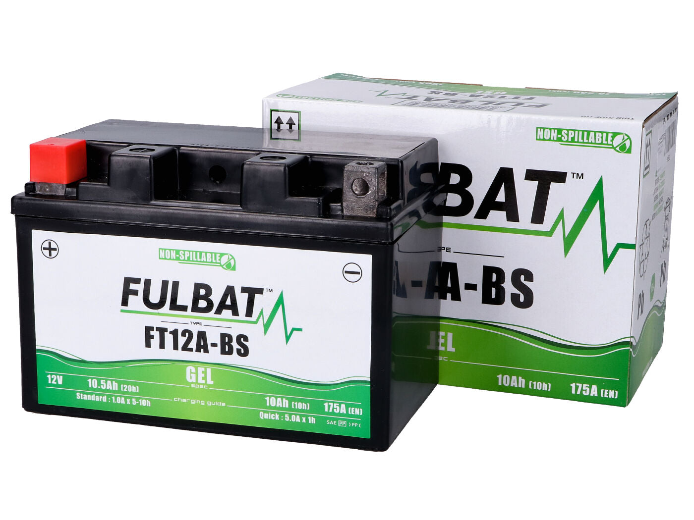 Baterie Fulbat FT12A-BS GEL pentru Kymco Yager GT 200i, People GT 300i, Downtown 300i, Downtown 125i, People GT 125i și alte modele