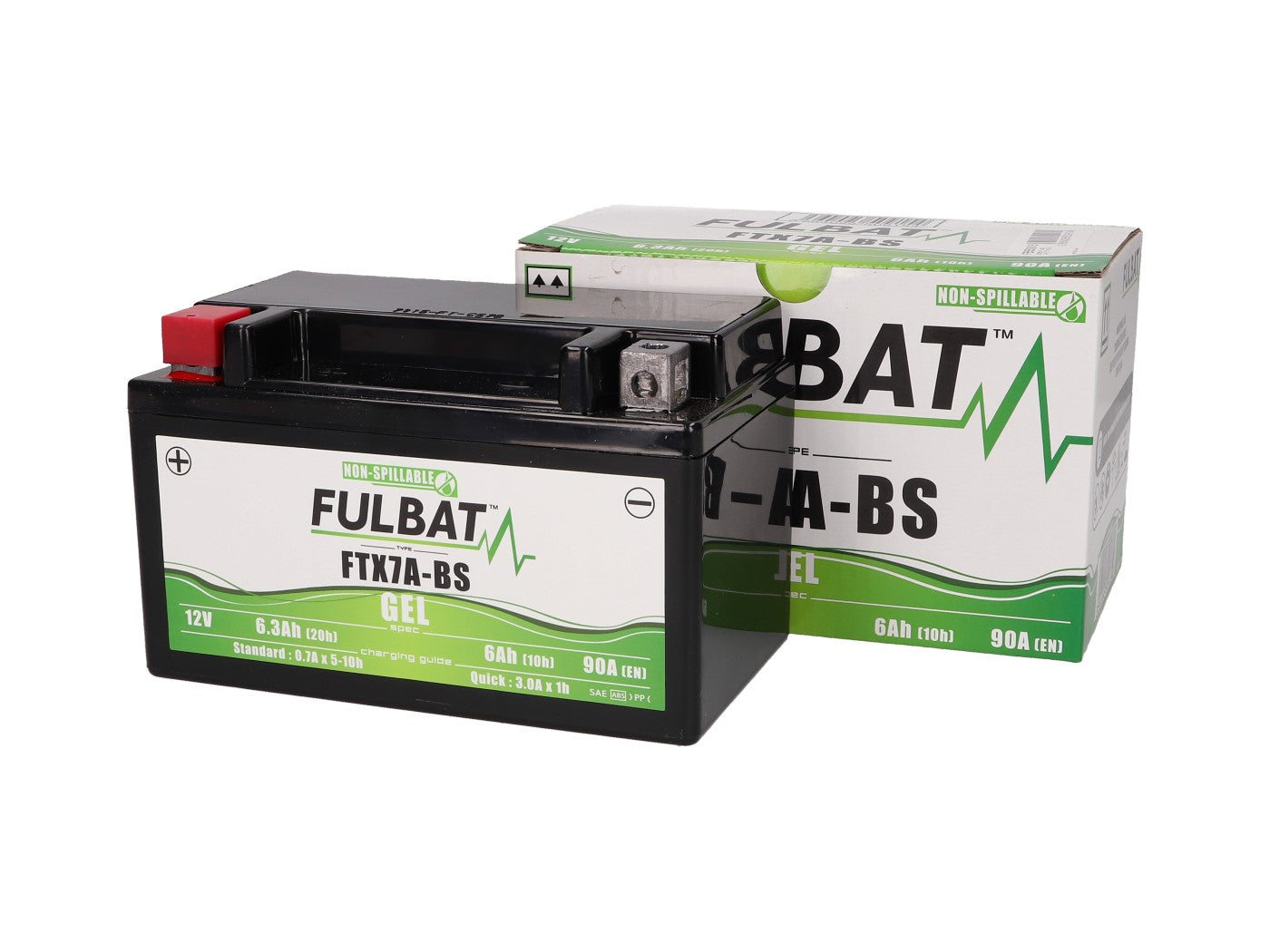 Baterie Fulbat FTX7A-BS GEL pentru SYM, Kymco, Baotian, Adly, Motorro și alte mărci