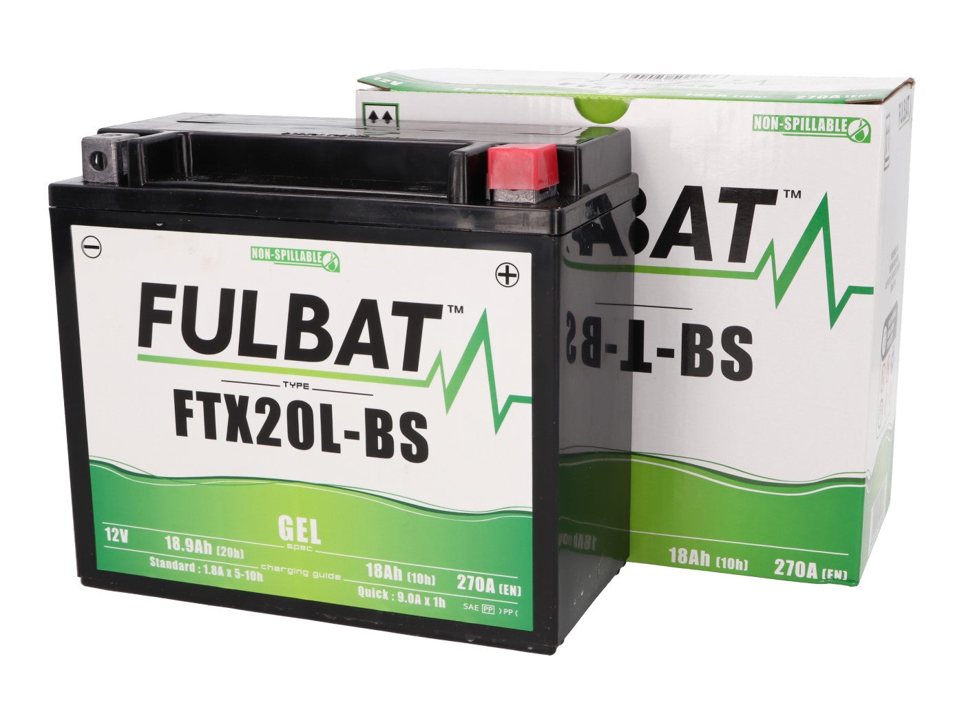 Baterie Fulbat FTX20L-BS GEL pentru Kymco MXU 500, MXU 450i, UXV 500, Maxxer 450i, Honda TRX 650, și alte modele