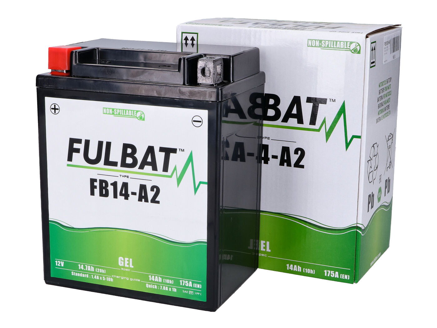 Baterie Fulbat FB14-A2 GEL pentru Kymco MXU 400, MXU 300 R, MXU 250 R, Linhai 260 ATV 4T LC
