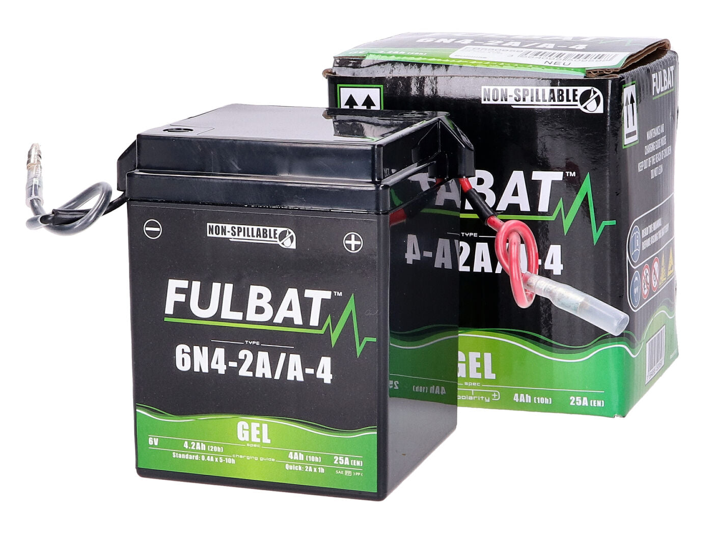 Baterie Fulbat 6V 6N4-2A GEL pentru Yamaha LB 50 Chappy 75-86
