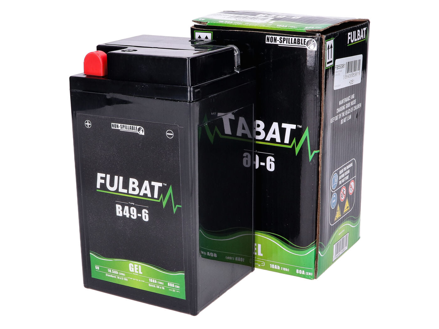 Baterie Fulbat B49-6 6V 10Ah GEL pentru Vespa 160 GS, 180 Rally, 200 Rally, 180 Super Sport, 150 Sprint, 150 VL2T