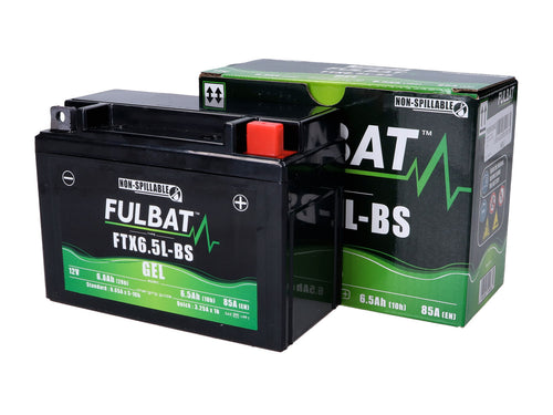 Baterie Fulbat FTX6.5L-BS GEL 6.5Ah pentru Kymco, Kawasaki și alte modele