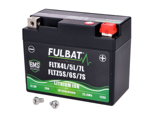 Baterie Fulbat FLTX4L/5L/7L - FLTZ5S/6S/7S Litiu LiFePO4 12V 2Ah 120A universal
