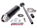 Tobă eșapament Giannelli aspect carbon pentru Derbi GPR 50 2T, GPR 50 Nude, GPR 50 Replica, GPR 50 R și alte modele