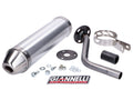 Tobă eșapament Giannelli aluminiu pentru HRD Sonic 50 Enduro (AM6), Sonic 50 SM (AM6)