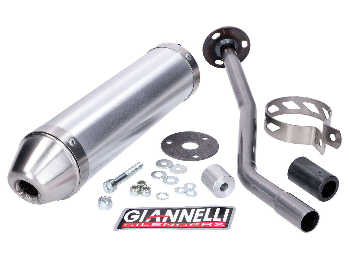 Tobă eșapament Giannelli din aluminiu pentru Derbi Senda 50 R și alte modele